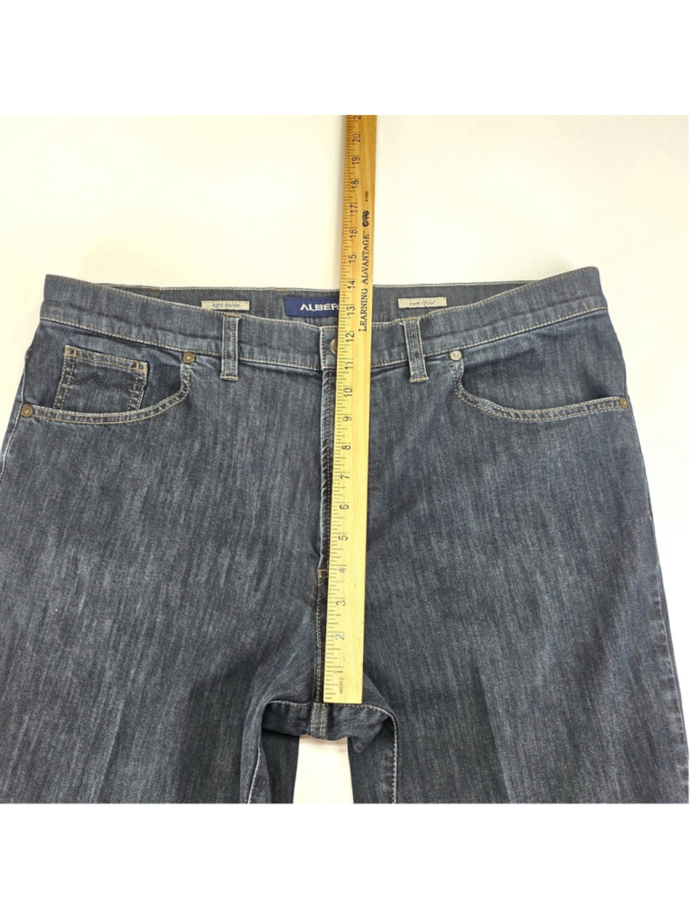 Alberto Tommy Comfort Fit Jeans Mens 39x28 Blue Stretch Denim Germany - Picture 10 of 13